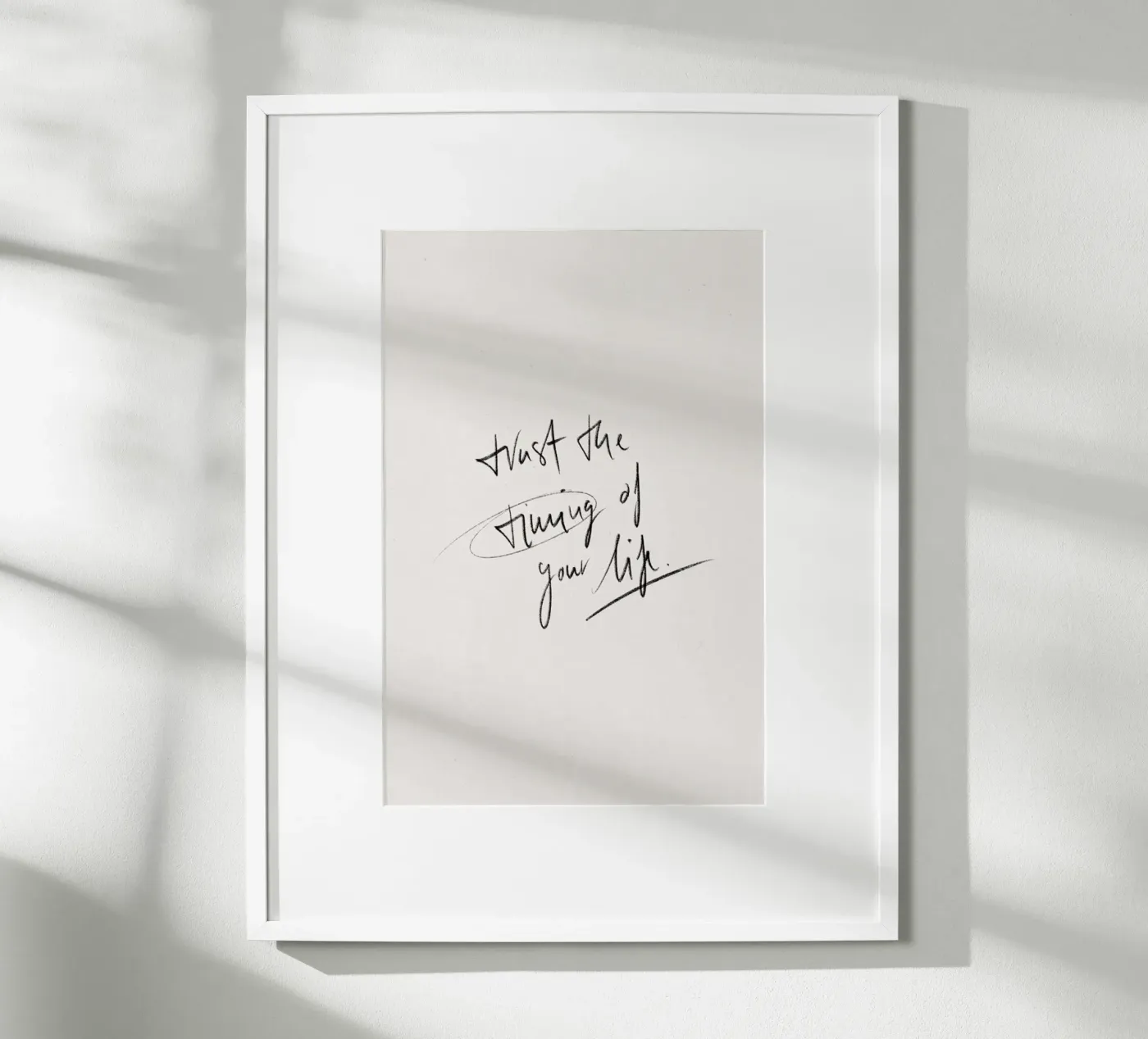 Timing Poster von KRUTH DESIGN