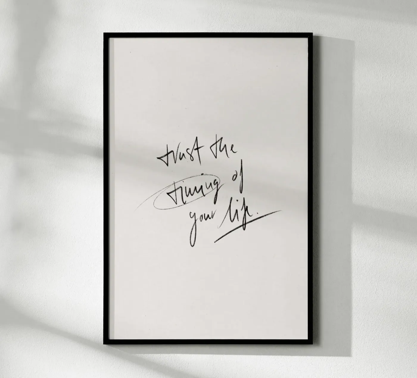 Timing Poster von KRUTH DESIGN