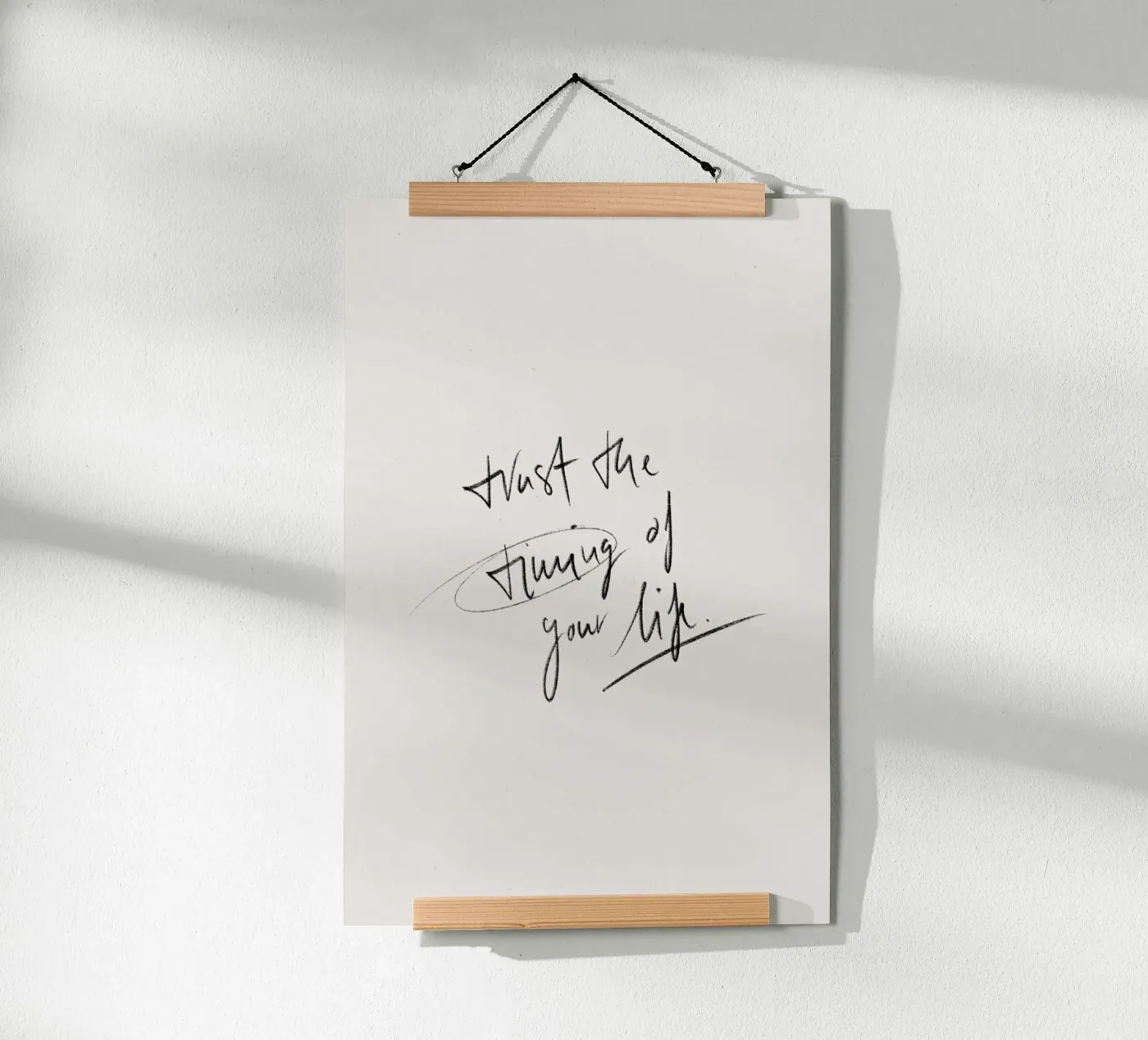 Timing Poster von KRUTH DESIGN