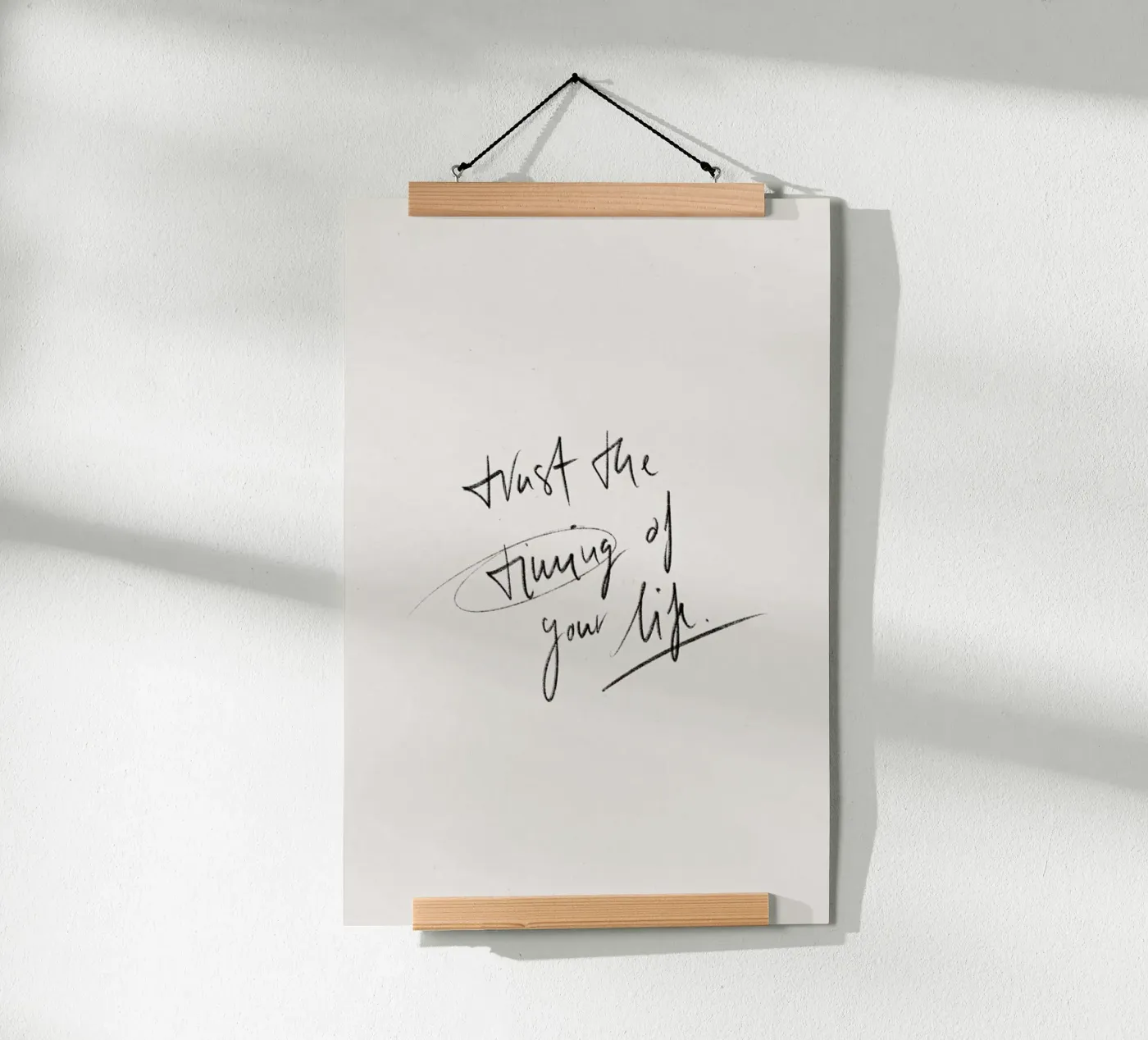 Timing Poster von KRUTH DESIGN