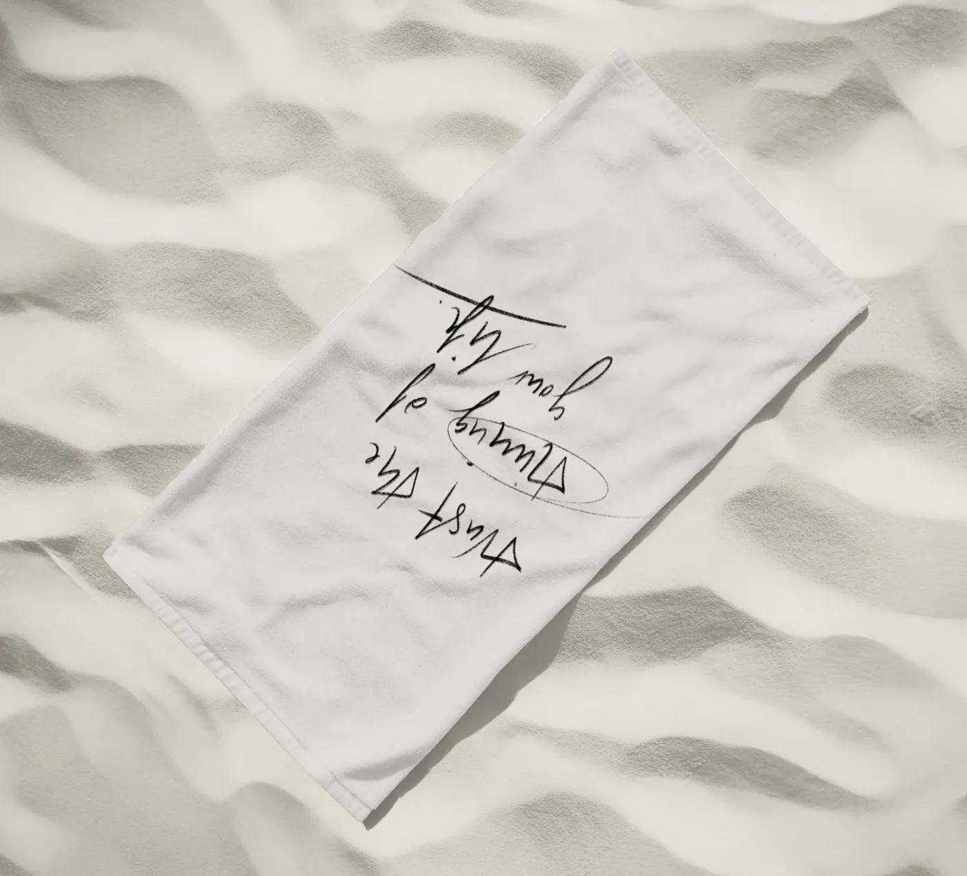 Timing serviette de plage de KRUTH DESIGN