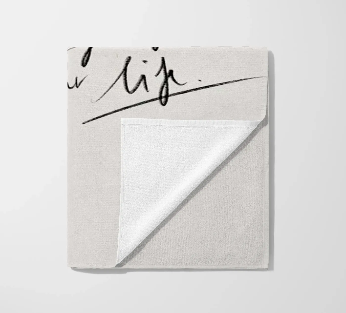 Timing strandhanddoek van KRUTH DESIGN
