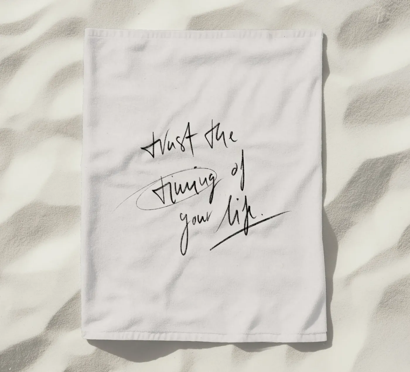 Timing serviette de plage de KRUTH DESIGN