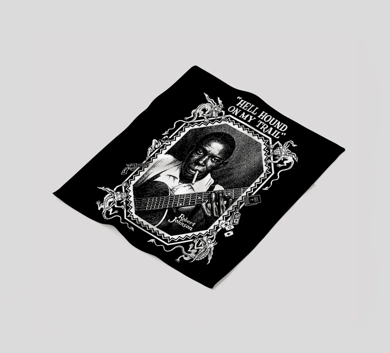 Robert Johnson Hell Hound On My Trail coperta in pile da Gladysrg