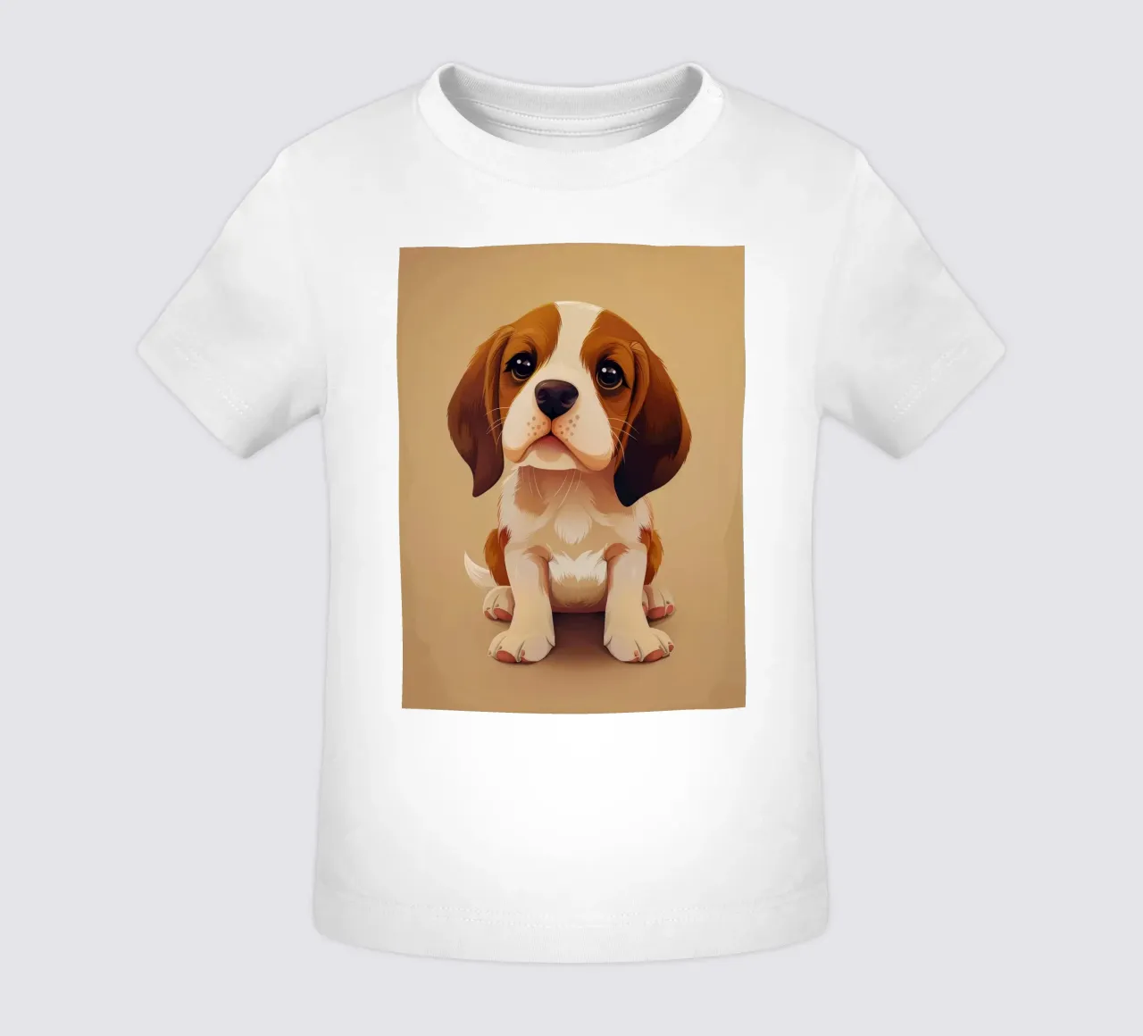 Cucciolo di Beagle giocherellone: Curioso e carino maglietta neonato da DesignDoodle