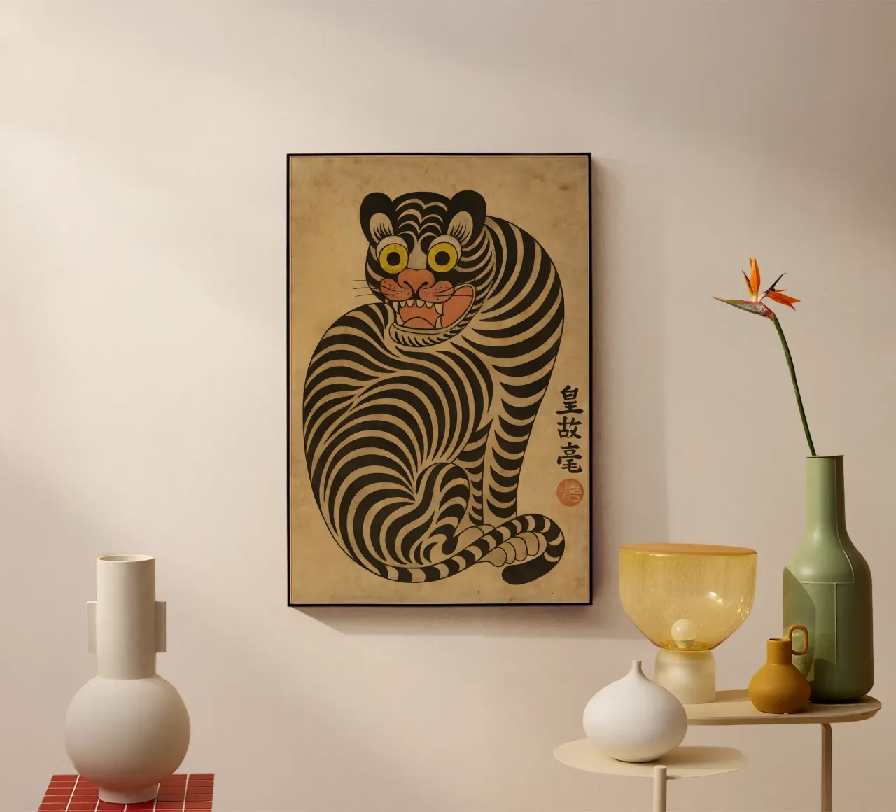 Regal Midnight Tiger Acryl-Glas von Gei.Butsu