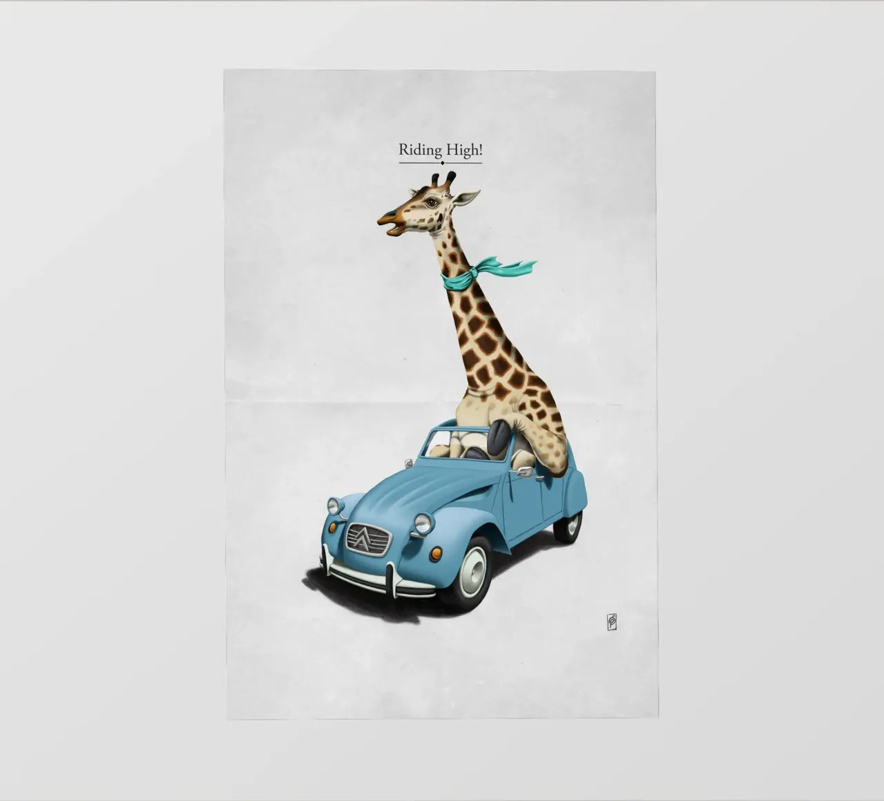Riding High (Titled) pellicola backlit da Rob Art | Illustration