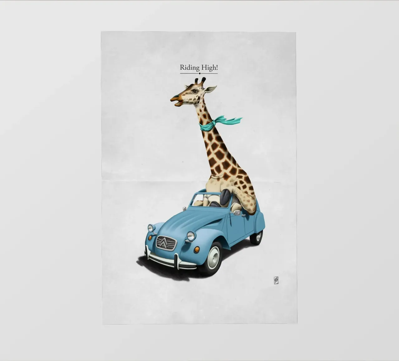 Riding High (Titled) telo in pvc da Rob Art | Illustration