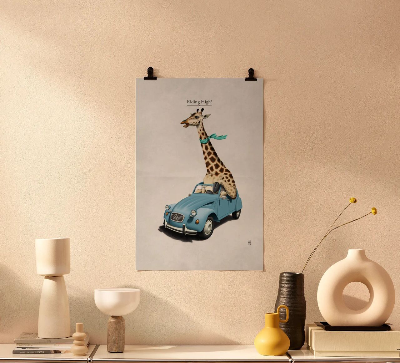 Riding High (Titled) poster by Rob Art | Illustration