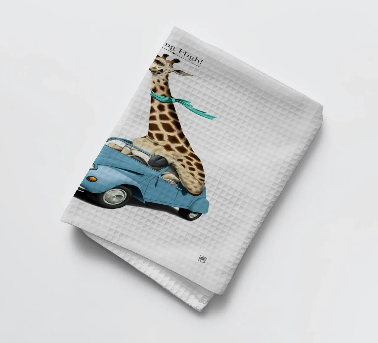 Riding High (Titled) canovaccio da cucina da Rob Art | Illustration