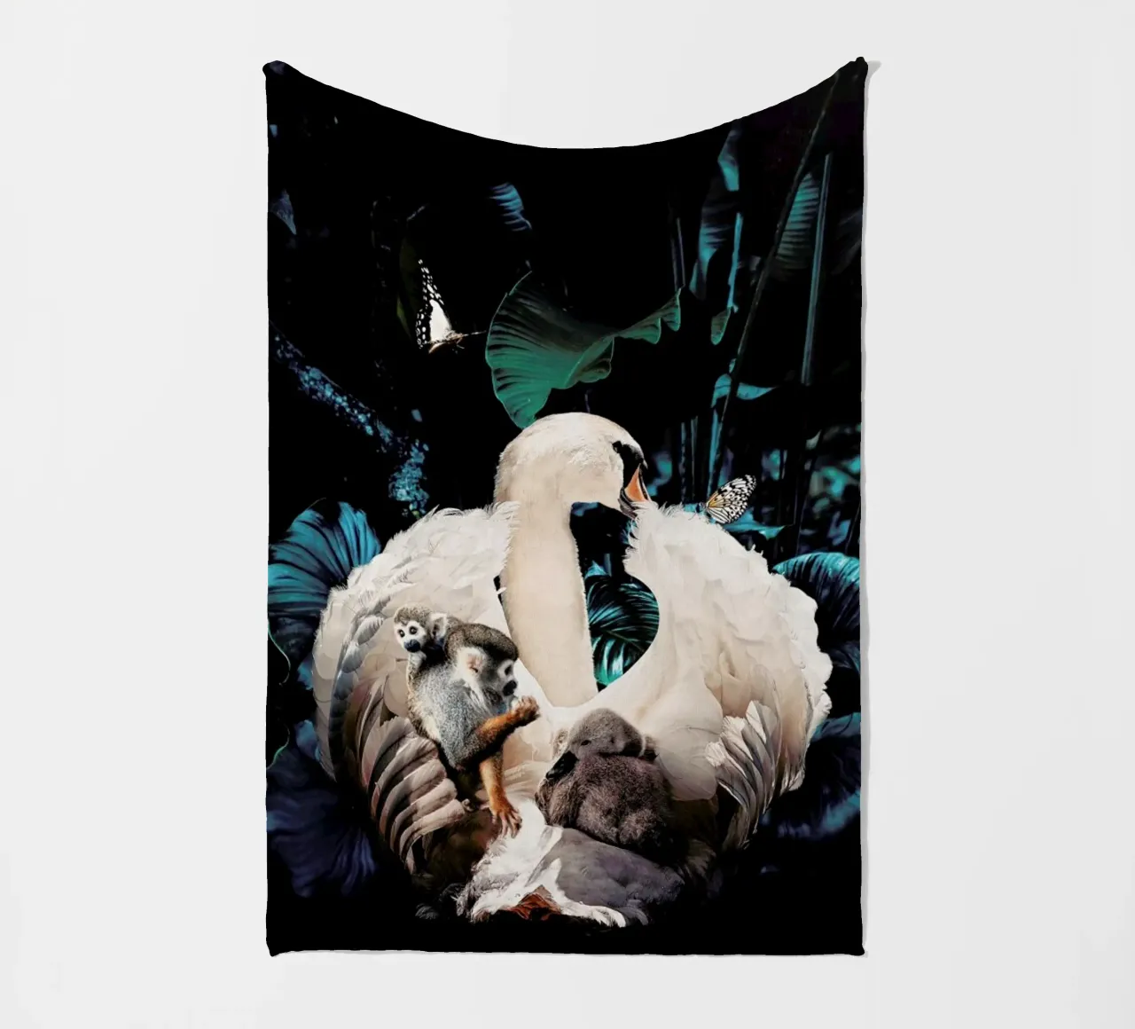 Swan coperta in pile da Wouter Rikken