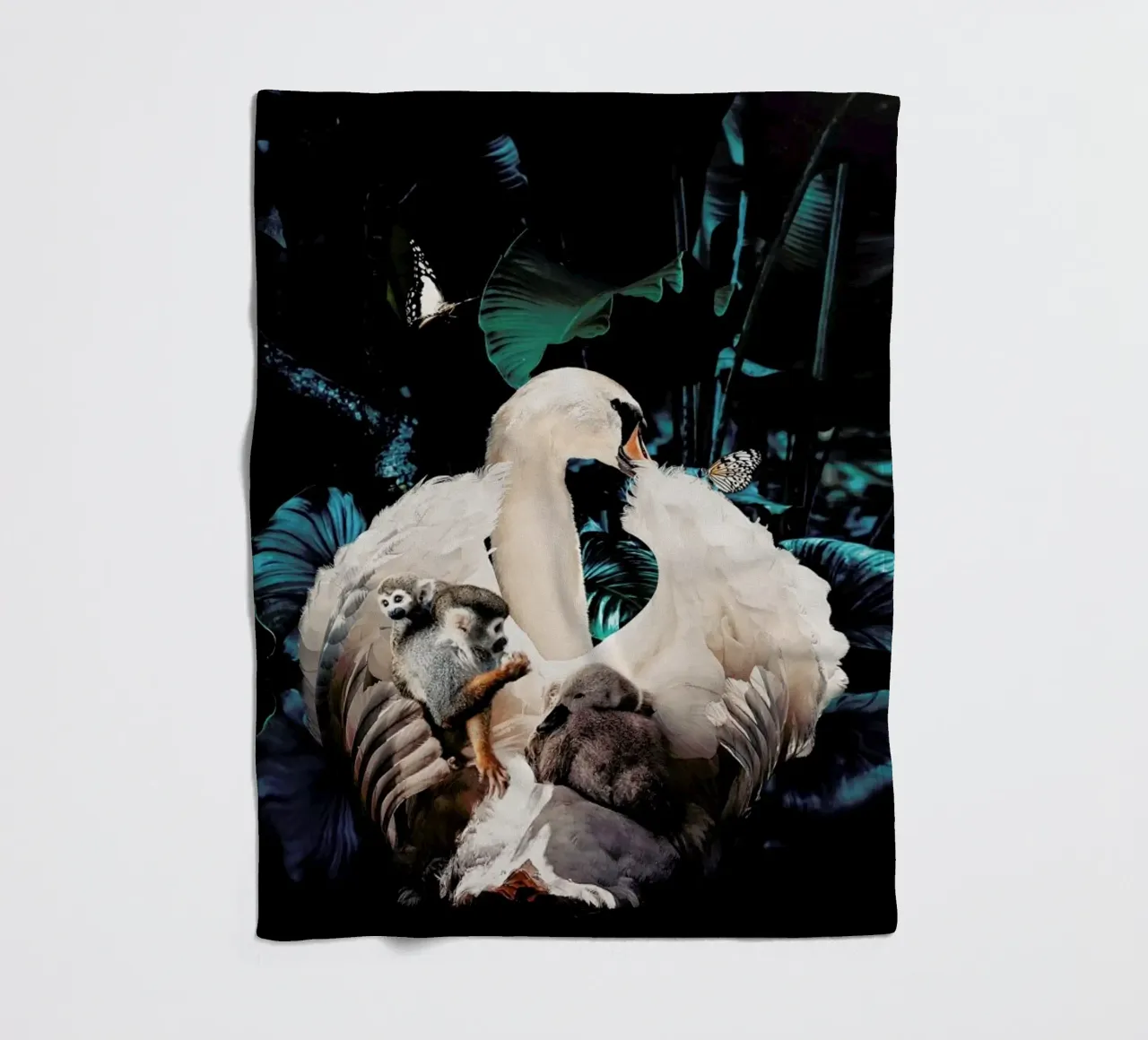 Swan coperta in pile da Wouter Rikken