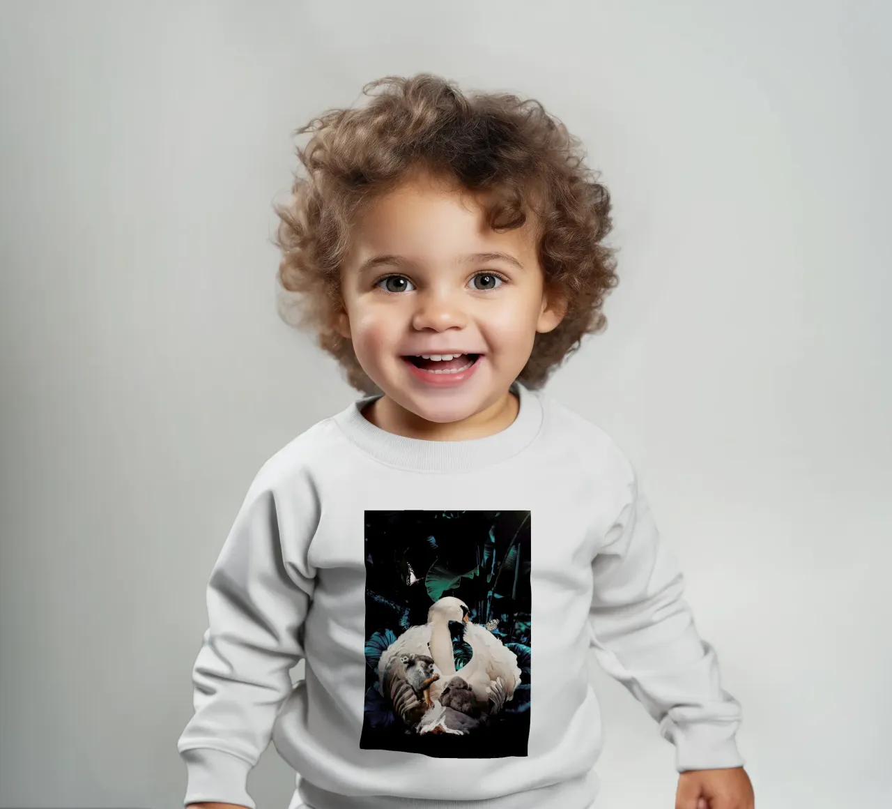 Swan felpa neonato da Wouter Rikken