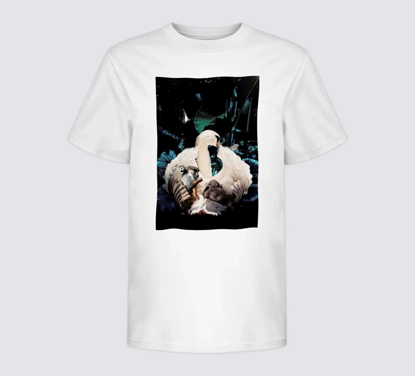 Swan t-shirt bambini da Wouter Rikken