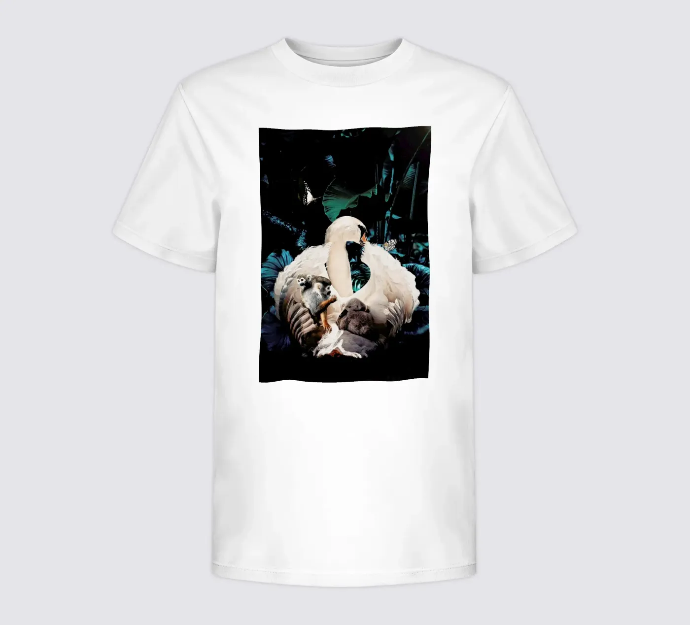 Swan t-shirt bambini da Wouter Rikken