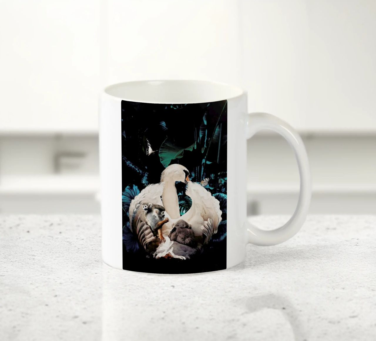 Swan tazza in ceramica da Wouter Rikken