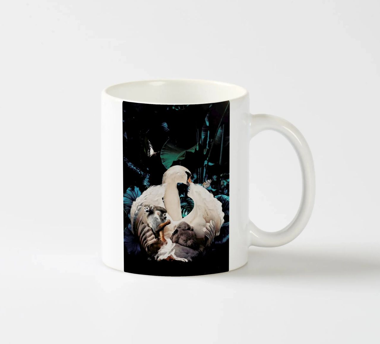 Swan tazza in ceramica da Wouter Rikken