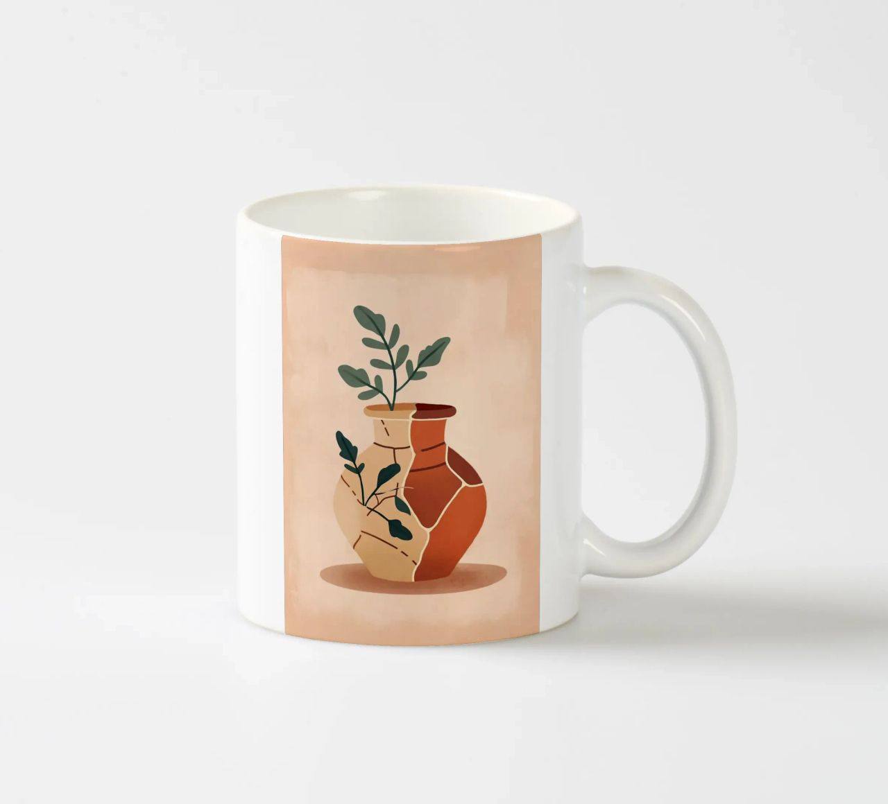 vaso botanico tazza in ceramica da Jonathan R NASH