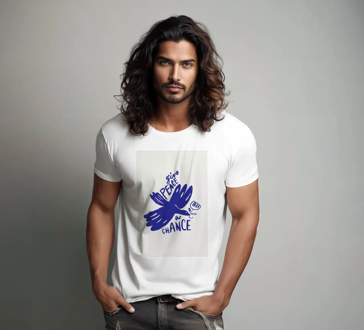 Blue Dove t-shirt by Pure