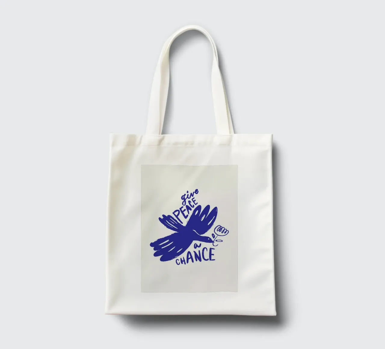 Blue Dove tote bag by Pure