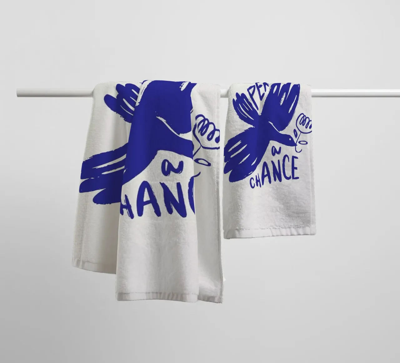 Blue Dove asciugamano da bagno da Pure