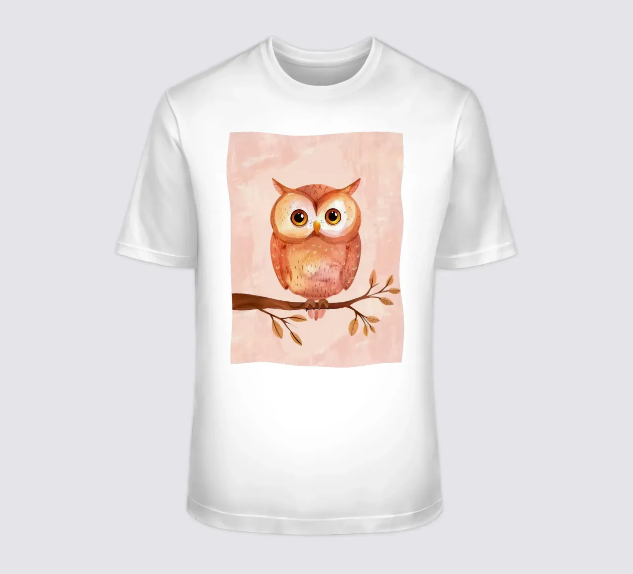 Adorable Baby Owl: A New Friend in the Forest t-shirt by DesignDoodle
