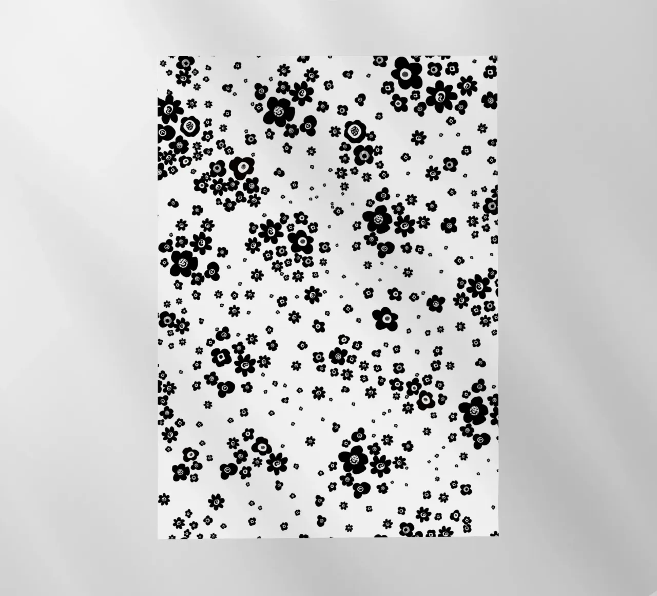 Fiori in bianco e nero pellicola backlit da gulsengunel