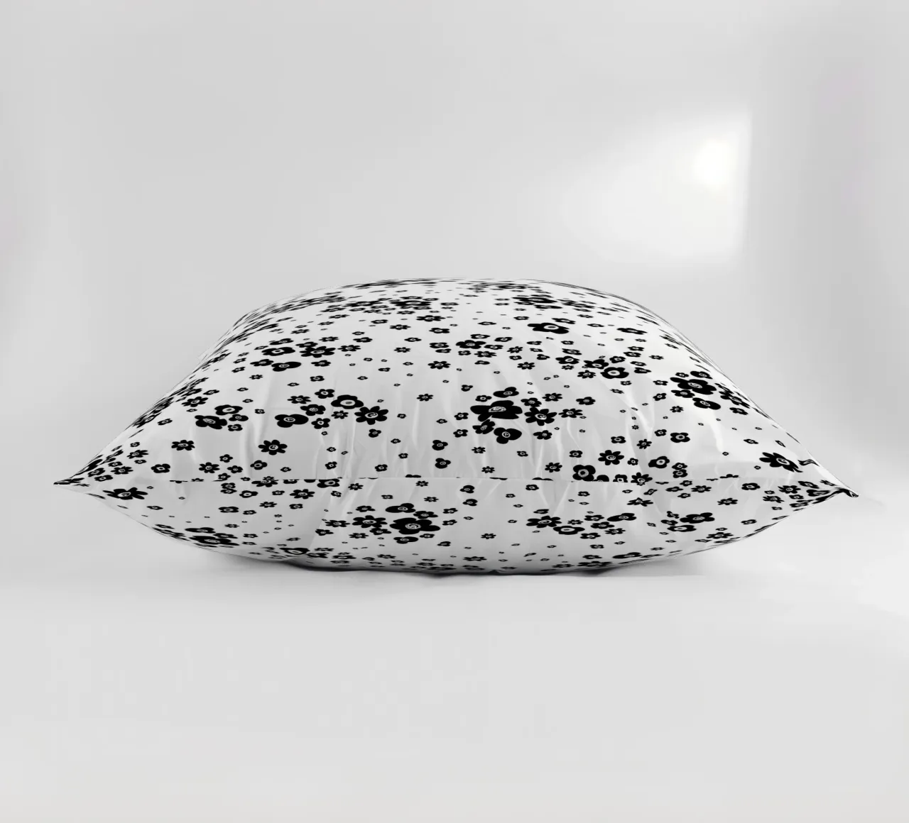 Fiori in bianco e nero cuscino da gulsengunel