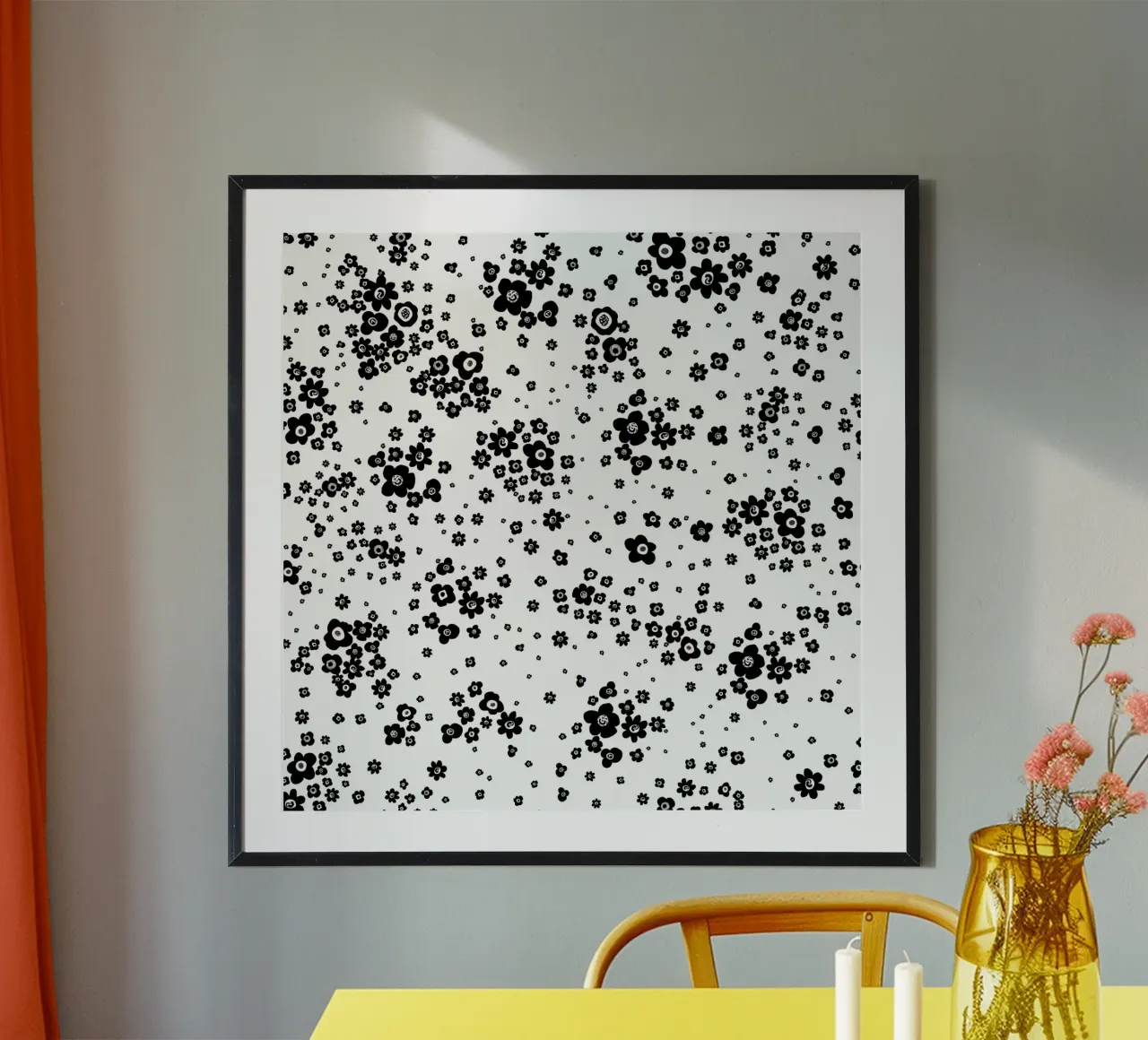 Fiori in bianco e nero carta hahnemühle da gulsengunel