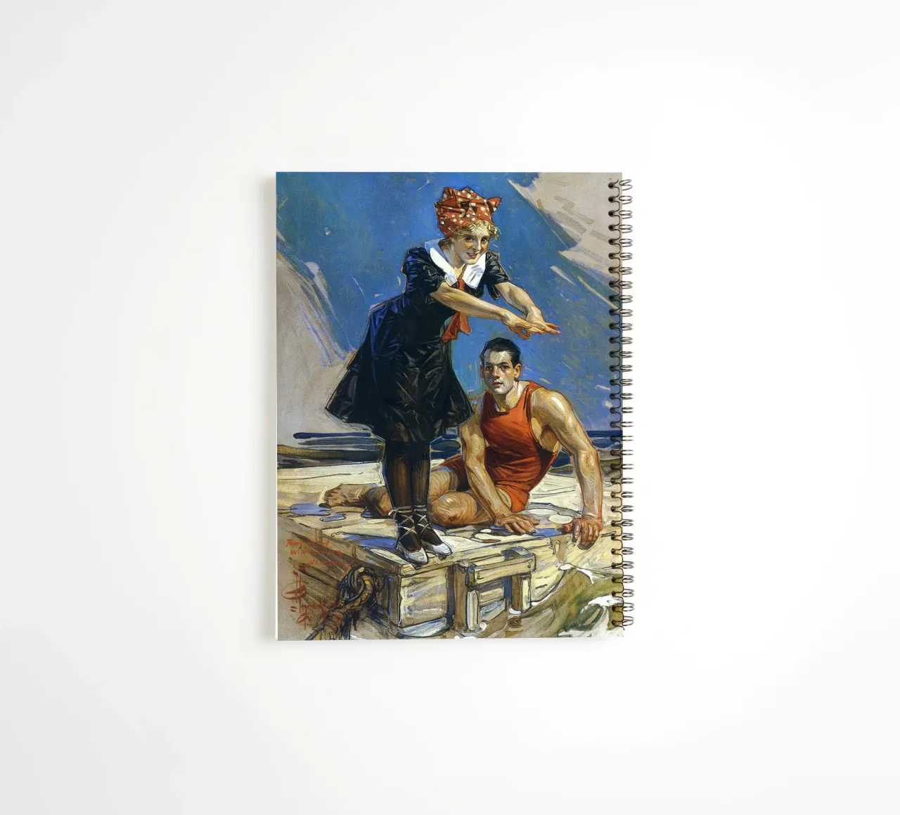 JCL 007 spiral notebook by JC Leyendecker