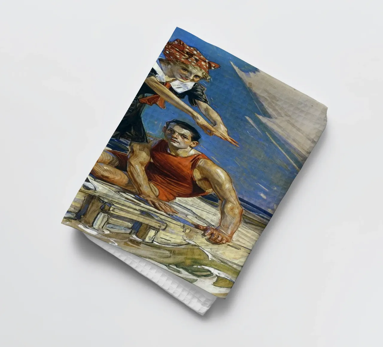 JCL 007 canovaccio da cucina da JC Leyendecker