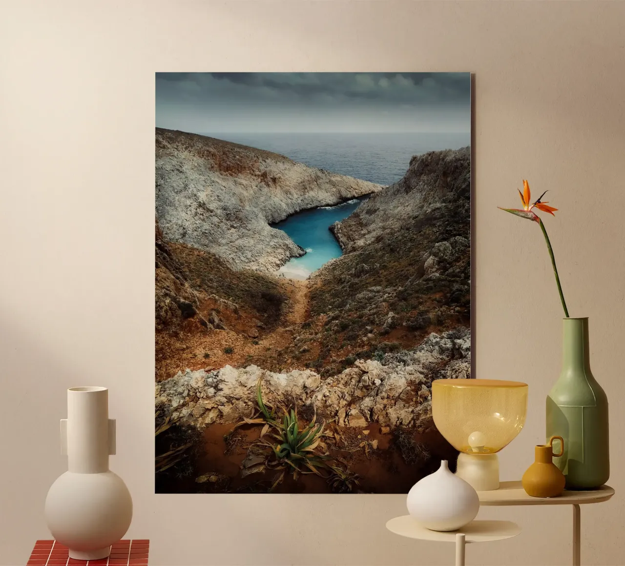 Torn Coast alluminio dibond da somewhere.soul.escape