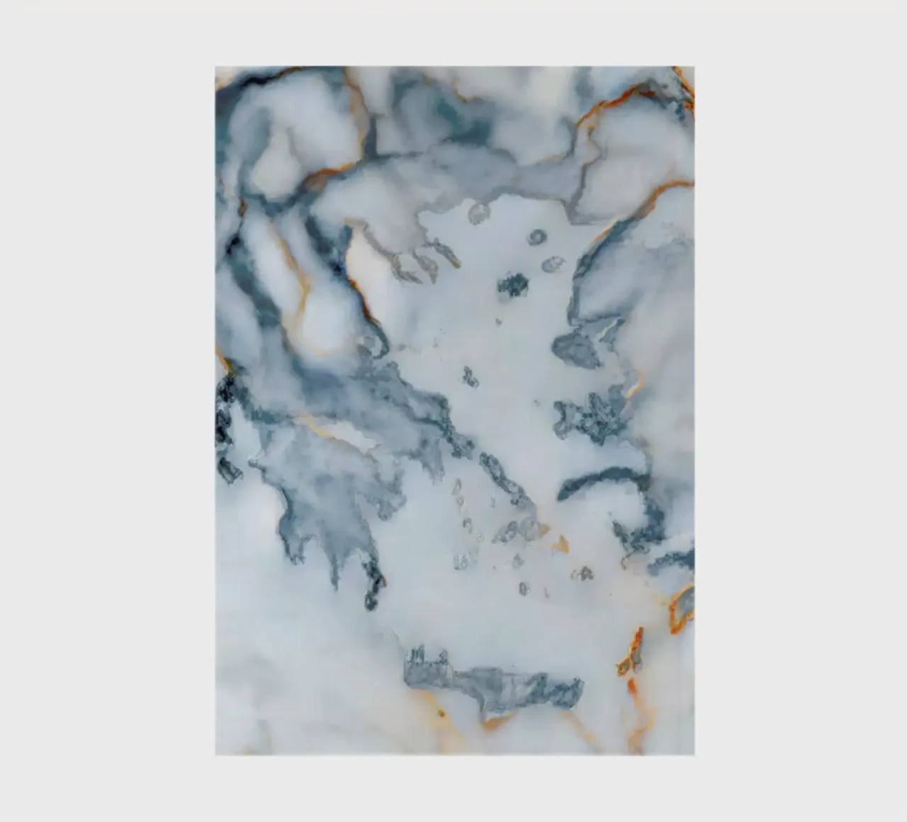 Greece Marble Map notebook by Octavian