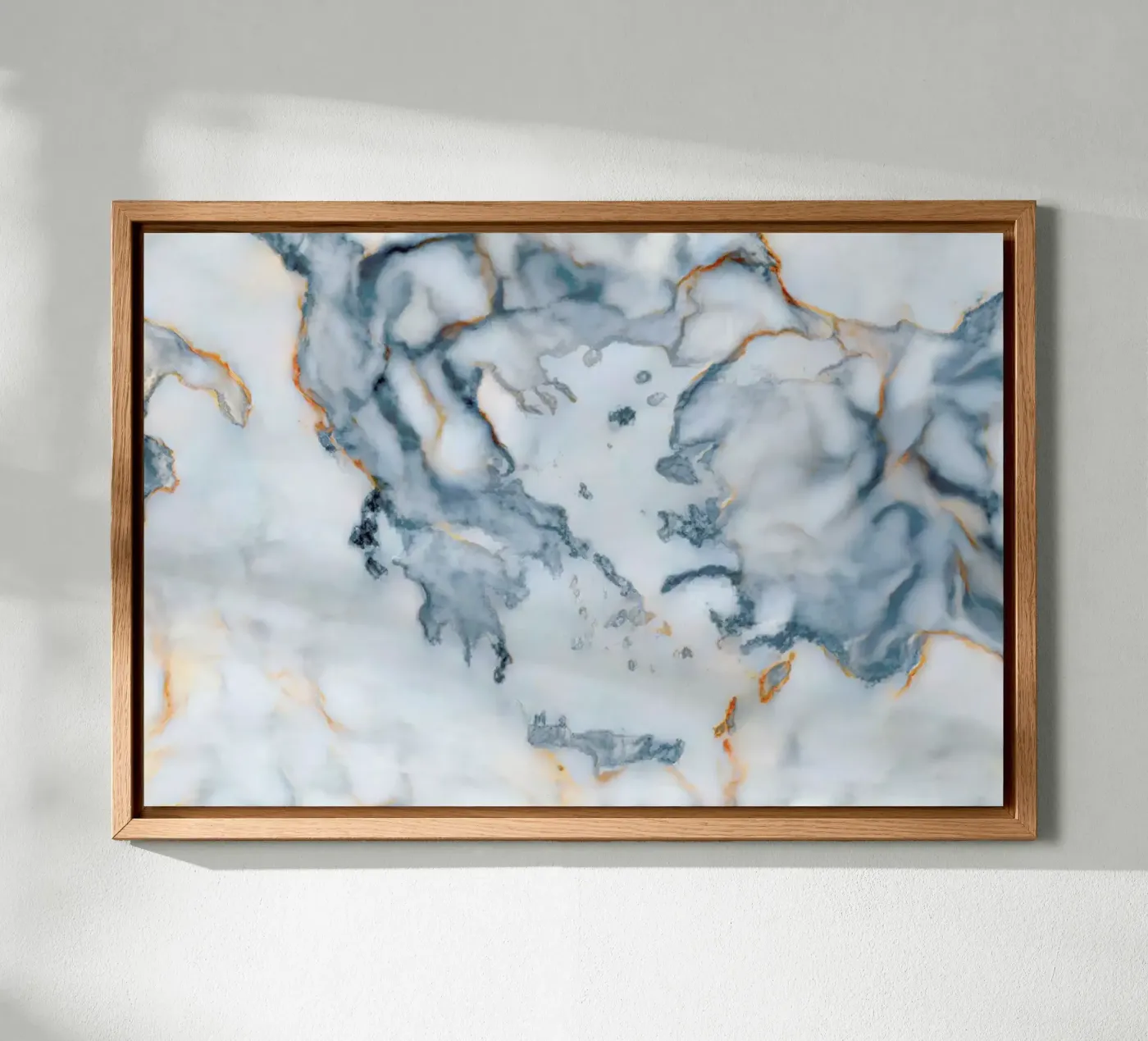 Greece Marble Map alluminio dibond da Octavian
