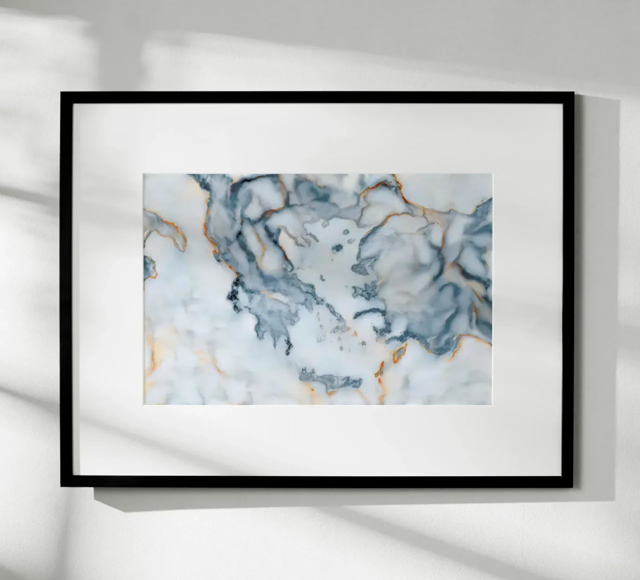 Greece Marble Map poster da Octavian