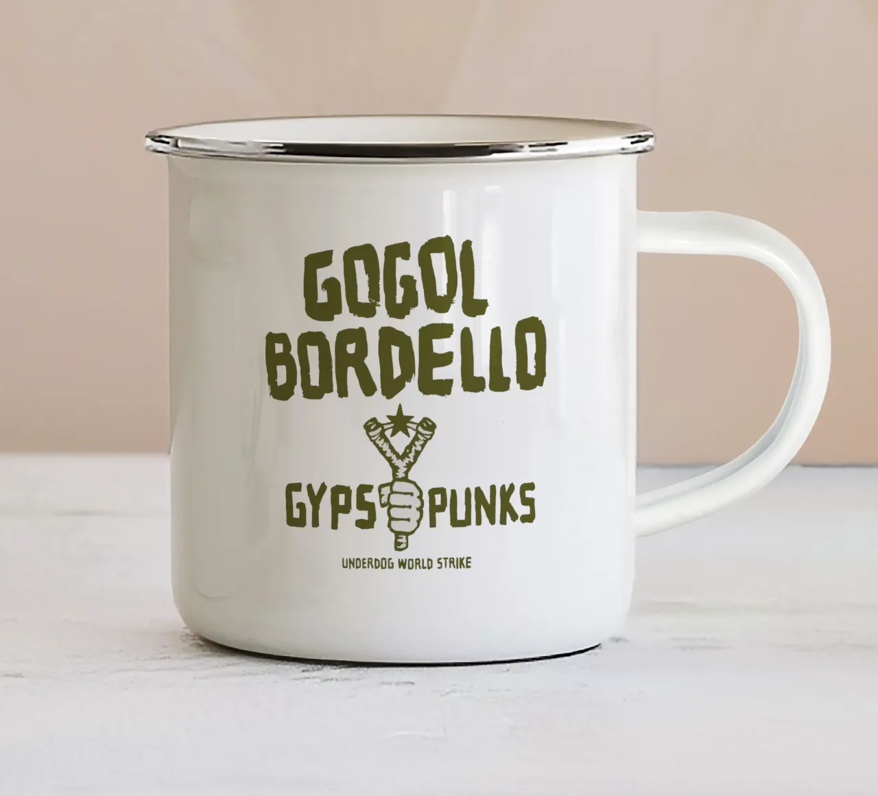 Gogol Bordello Gipsy Punks tazza in smalto da Gladysrg