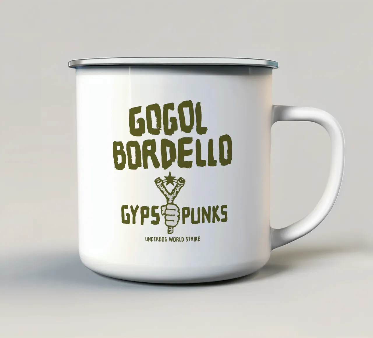 Gogol Bordello Gipsy Punks tazza in smalto da Gladysrg
