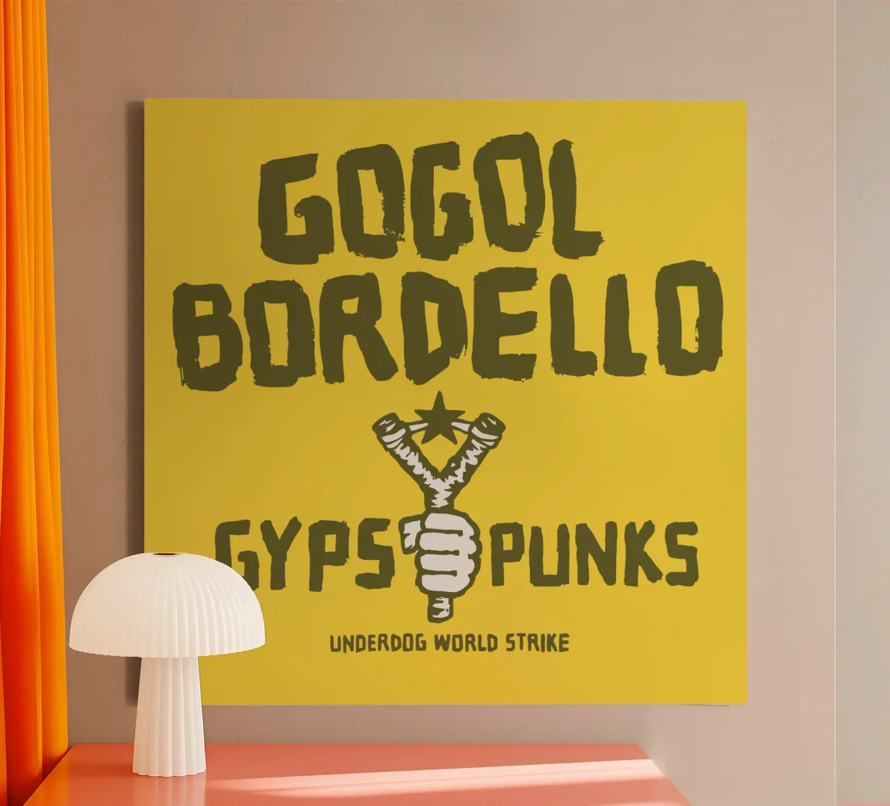 Gogol Bordello Gipsy Punks tela con Cornice a cassetta da Gladysrg