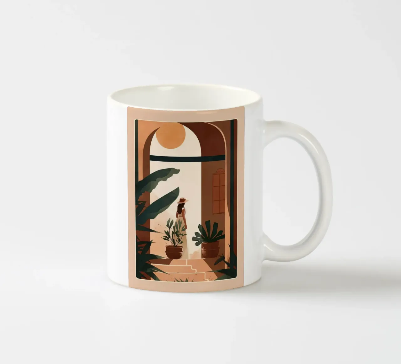 arco-porta tazza in ceramica da Jonathan R NASH