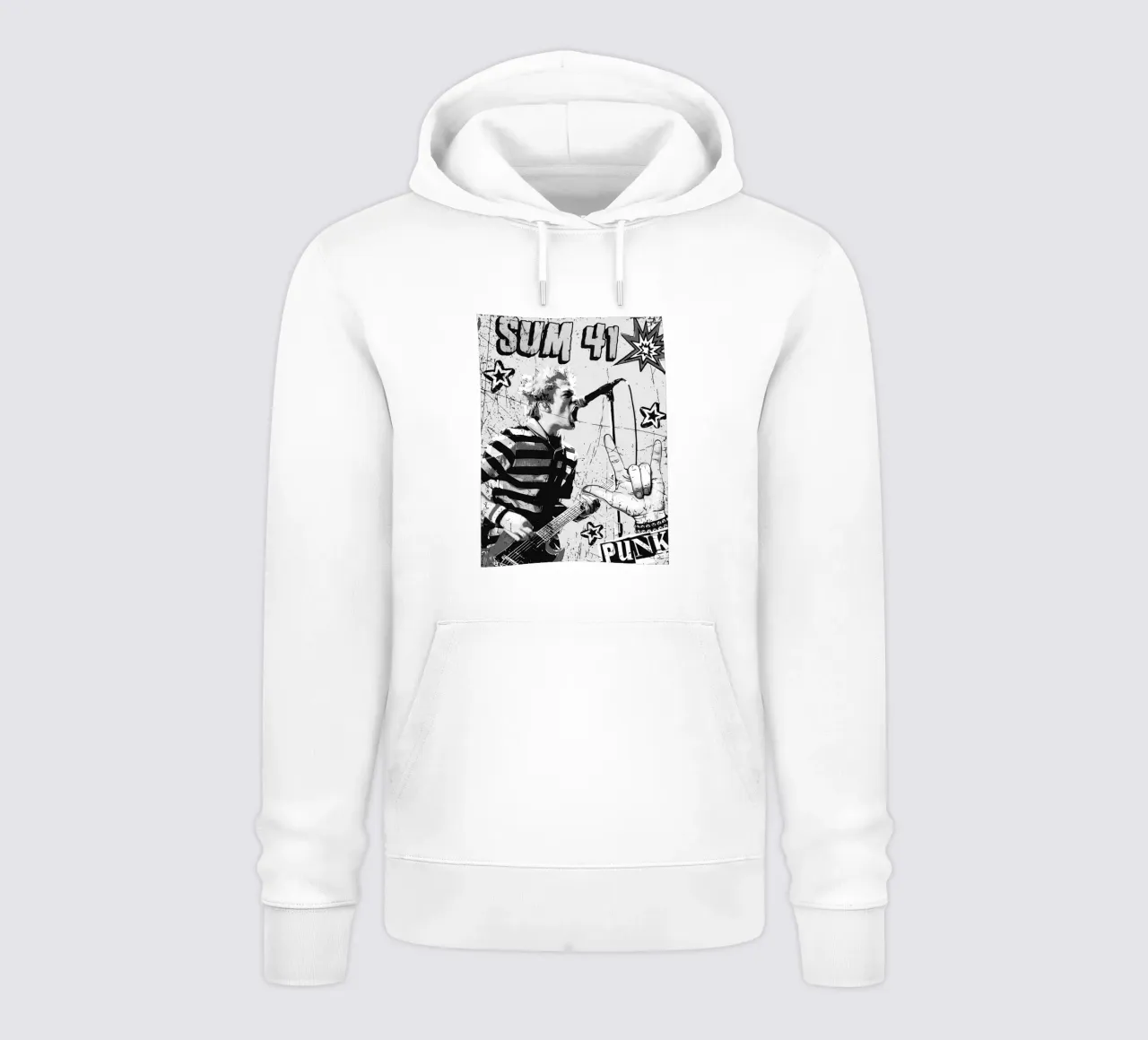 sum 41 band art felpa con cappuccio da vanhesling