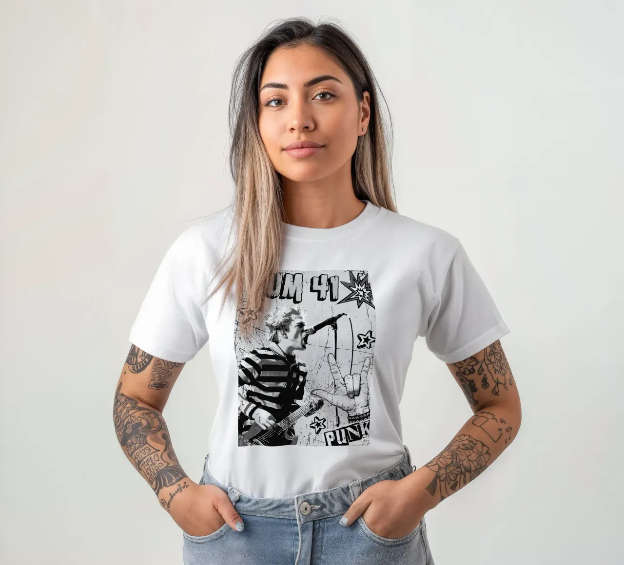 sum 41 band art t-shirt da vanhesling