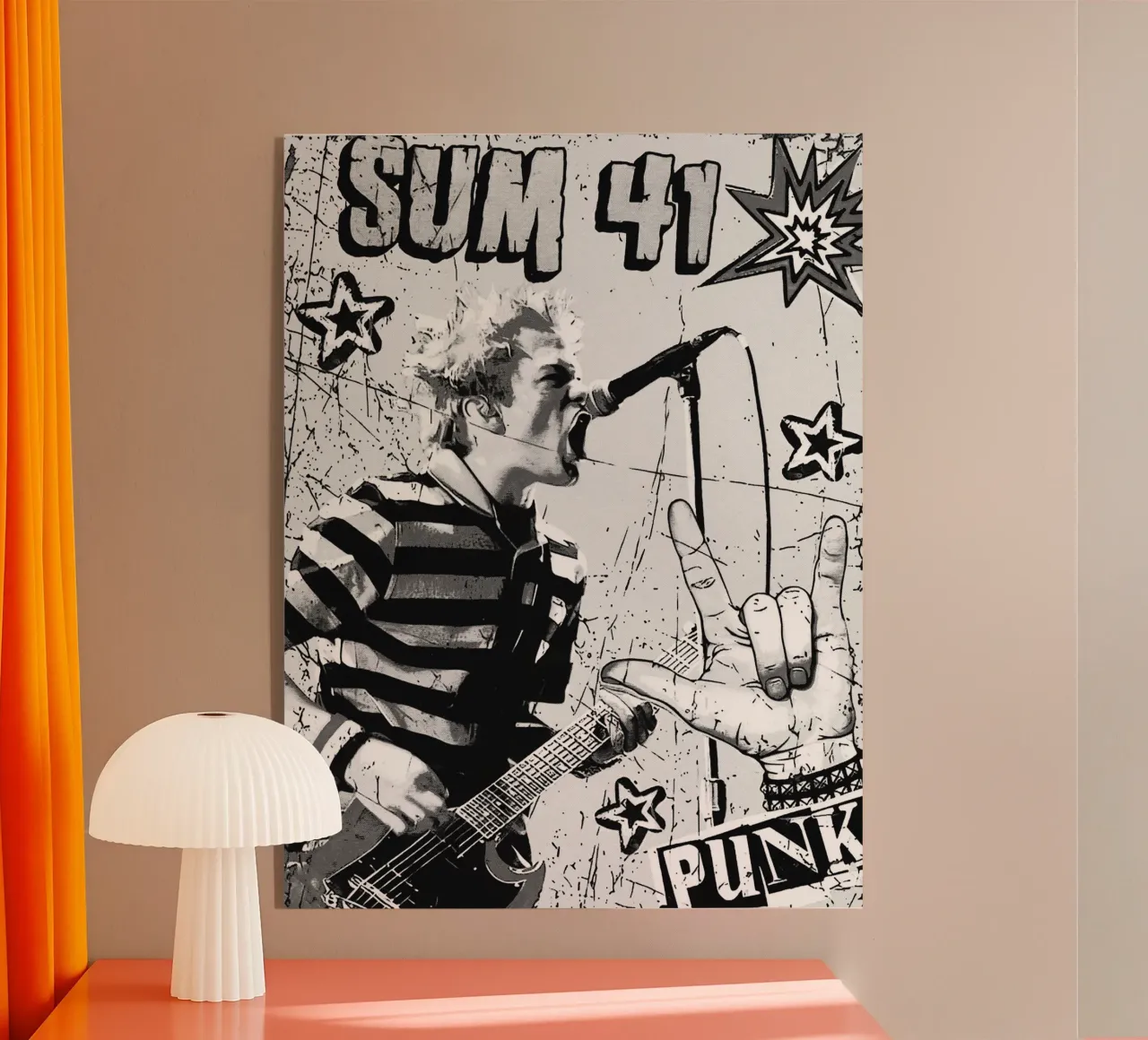 sum 41 band art plexiglass da vanhesling