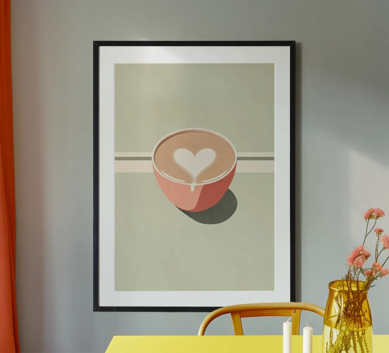 caffè macchiato poster da Jonathan R NASH
