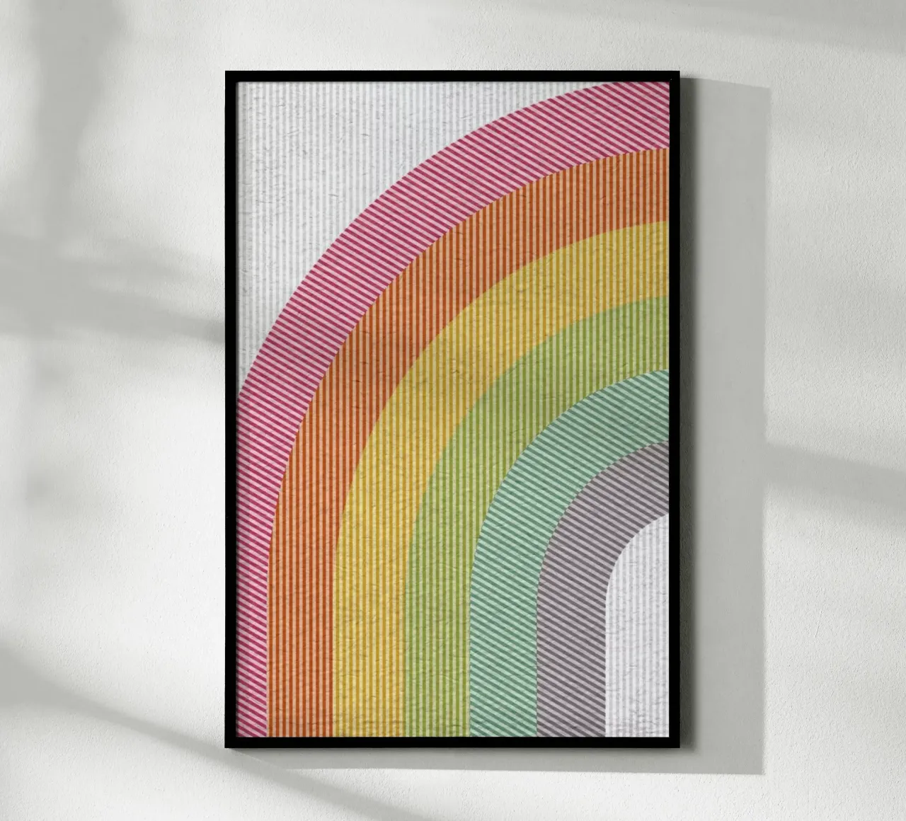 Line Rainbow poster da cafelab
