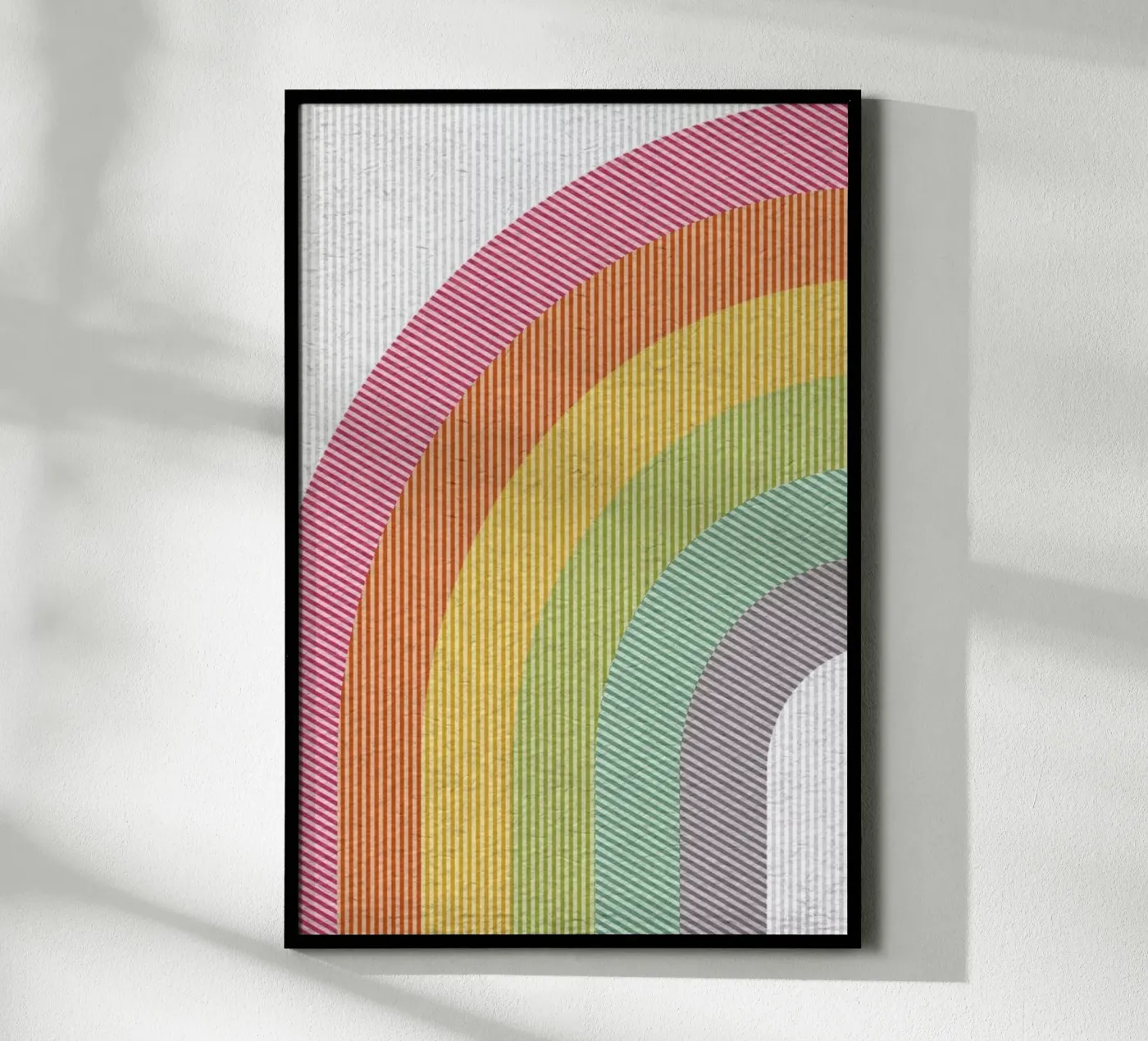 Line Rainbow poster by cafelab