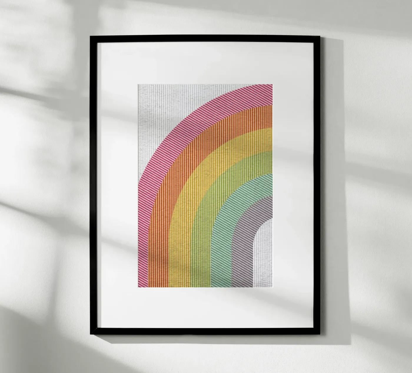 Line Rainbow poster van cafelab