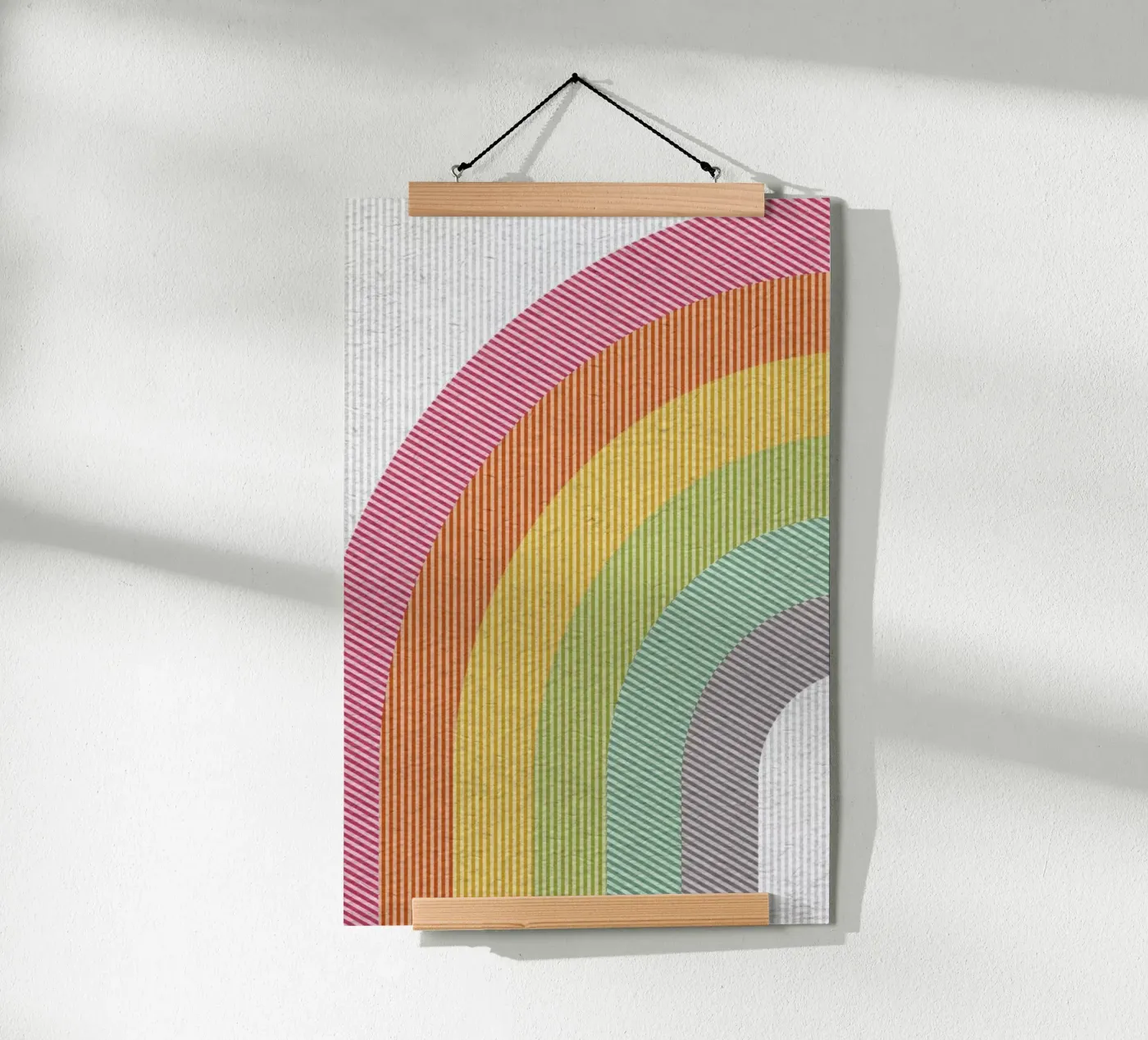Line Rainbow poster van cafelab