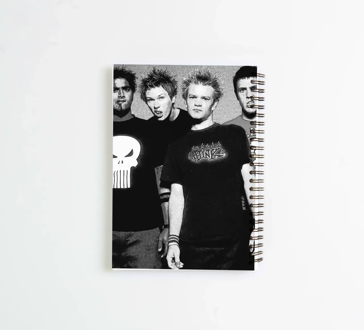 sum 41 band art spiral notebook by vanhesling