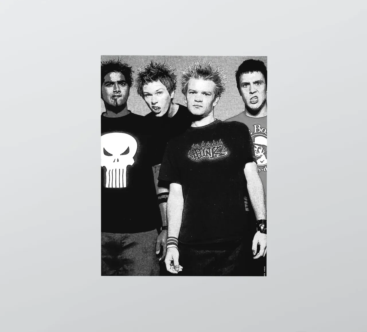 sum 41 band art Sticker von vanhesling