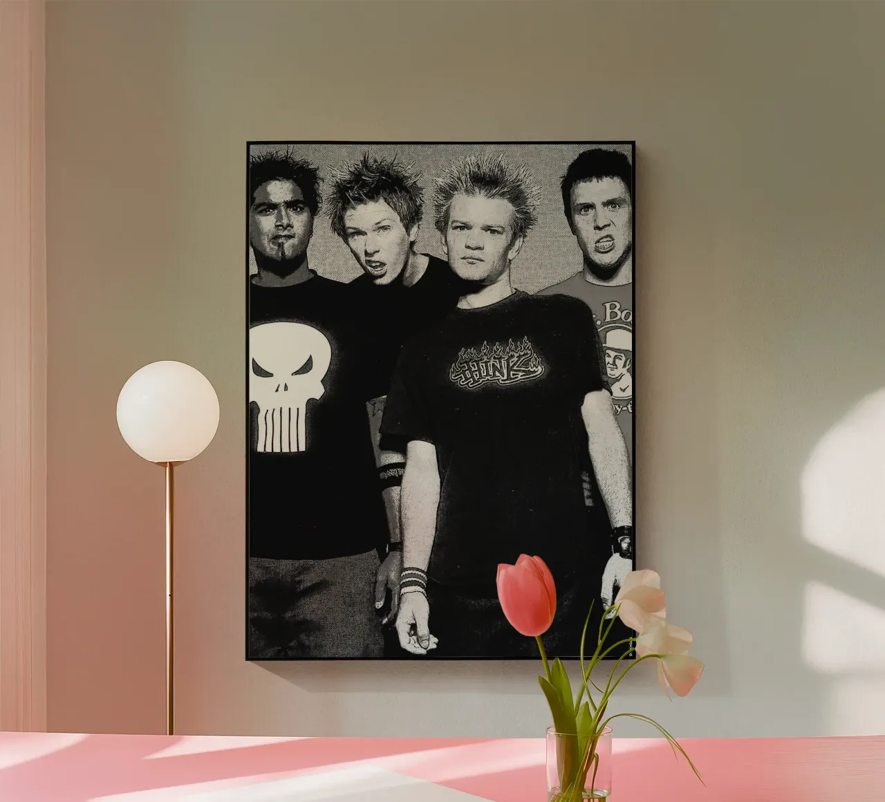 sum 41 band art plexiglass da vanhesling